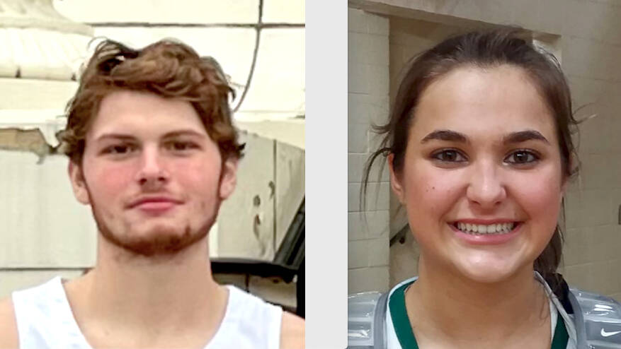 Wyatt Dunning, left, and Eve Burke.