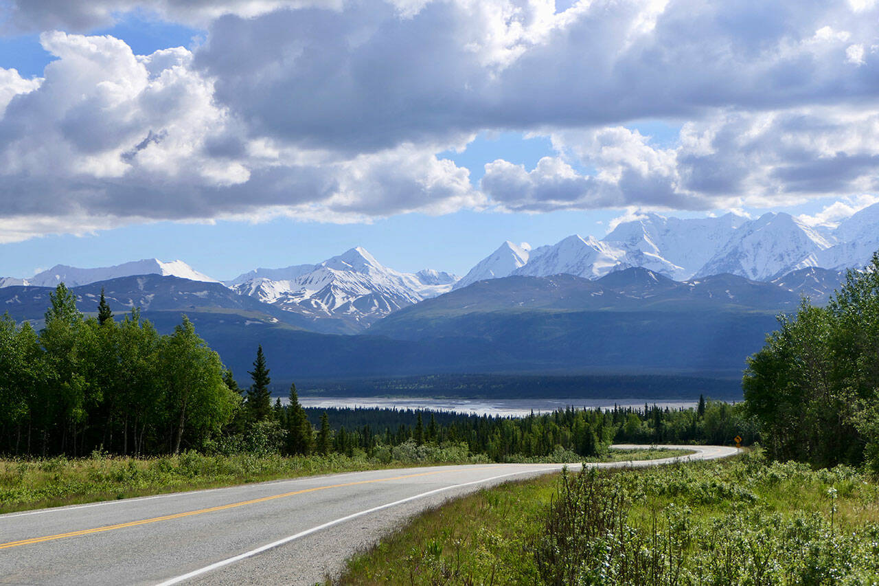 The Richardson Highway, Alaska. Photo by Bob and Enid Phreaner