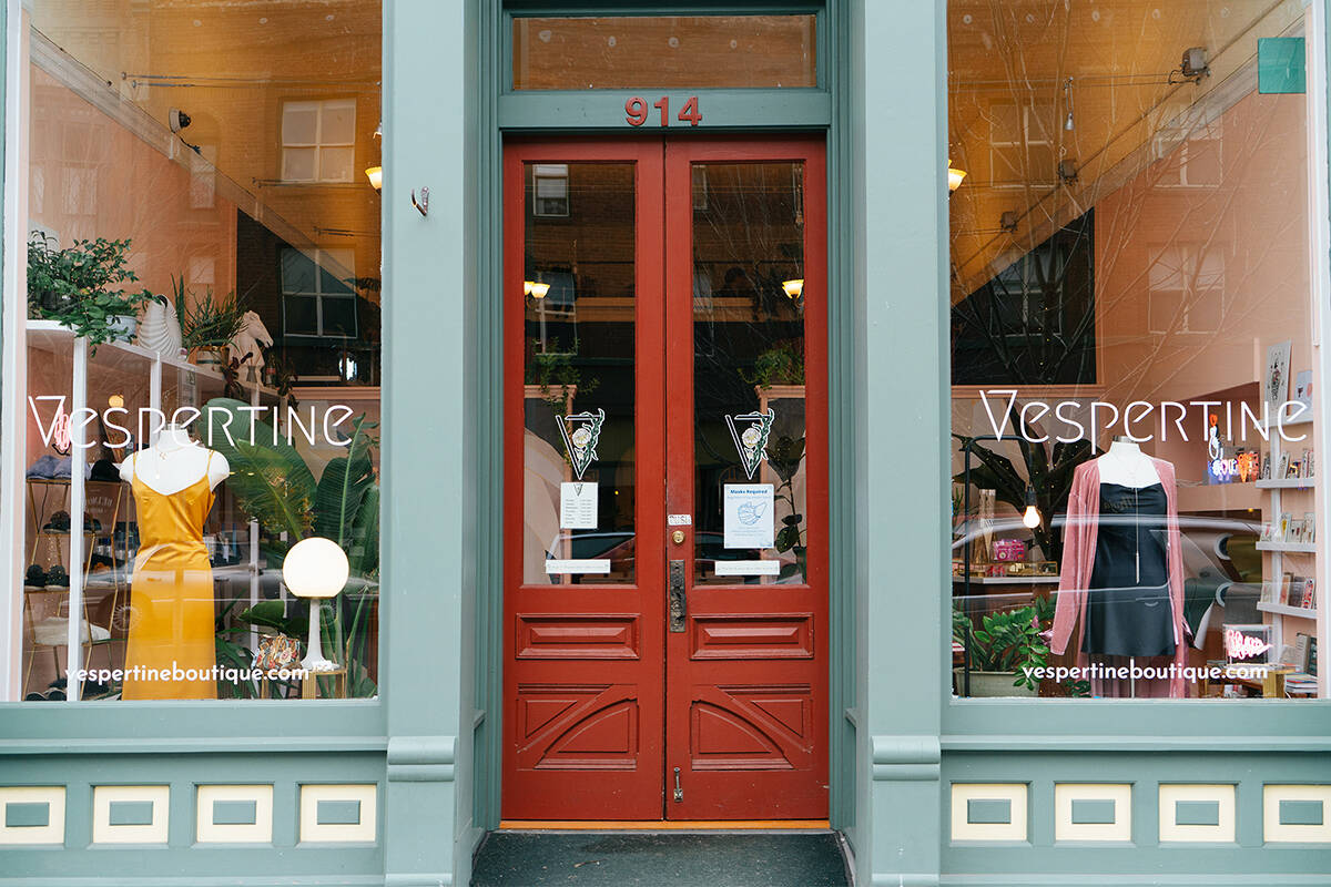 Vespertine Boutique in Port Townsend was designed through the female gaze, with the goal of creating a space where EVERYONE felt comfortable.
