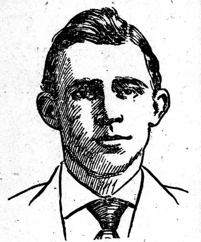 A sketch of John that appeared in various 1899 newspaper articles around the country.