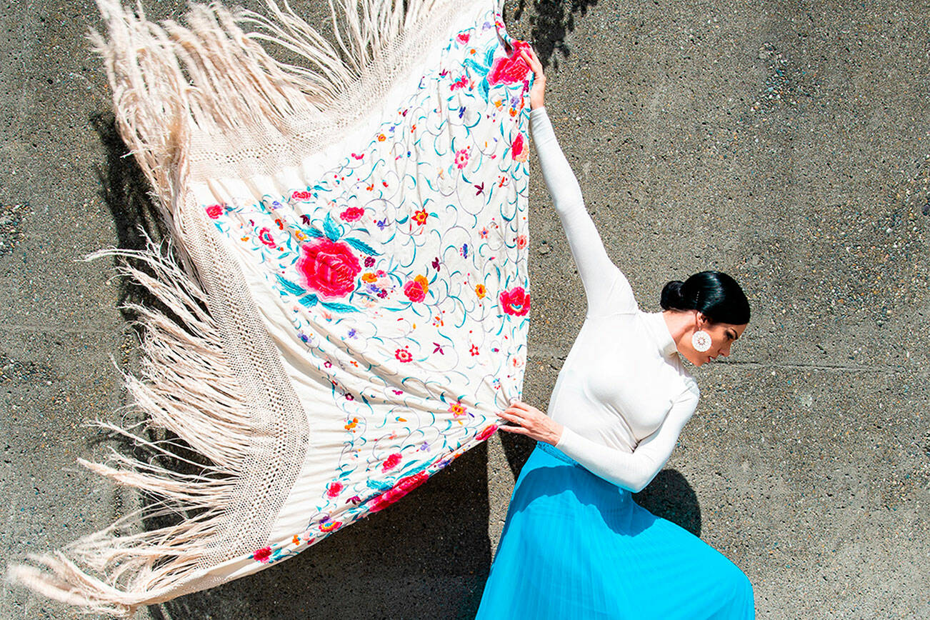 Touring flamenco performer Savannah Fuentes will alight at the Palindrome in Port Townsend this Monday night. photo courtesy Savannah Fuentes