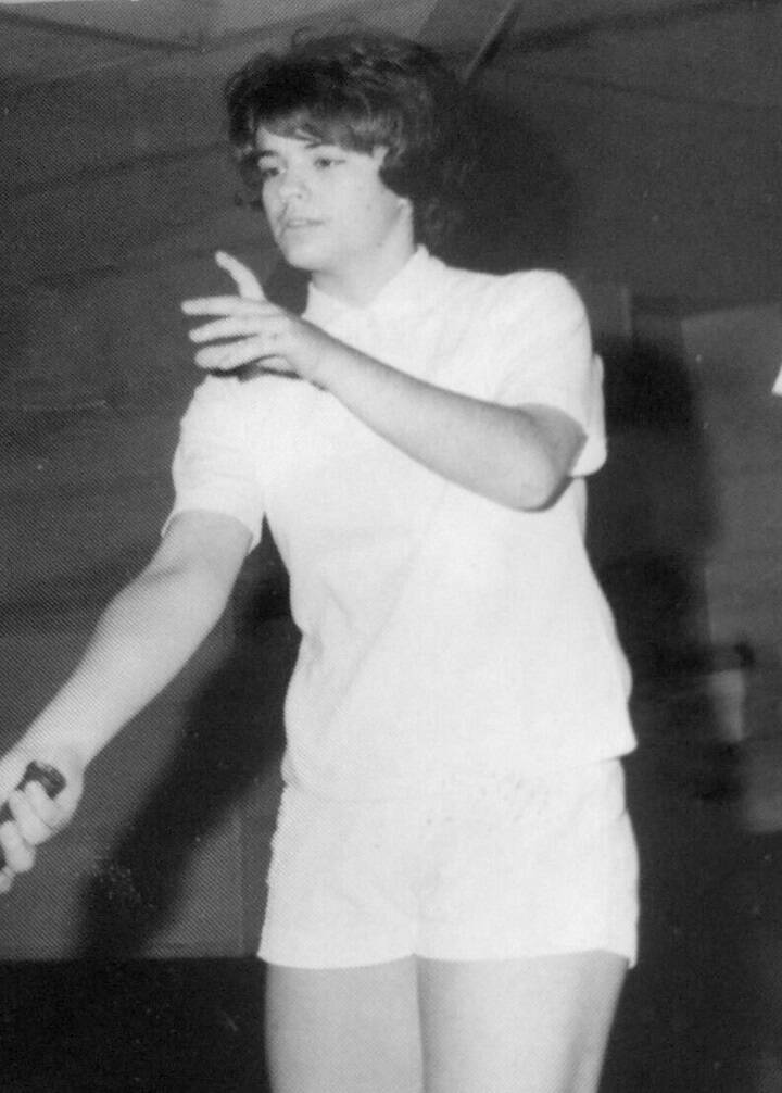 Judy Brodhun Vose was a badminton star at both Port Angeles High School and Western Washington University. (Courtesy photo)