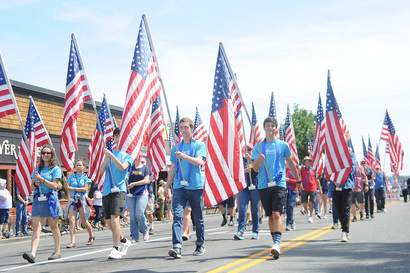 Michael Dashiell/ Olympic Peninsula News Group

The Grand Parade returns at noon Saturday along Washington Street for the Sequim Irrigation Festival’s Grand Finale weekend. The last time the parade ran in full was in 2019, seen here.