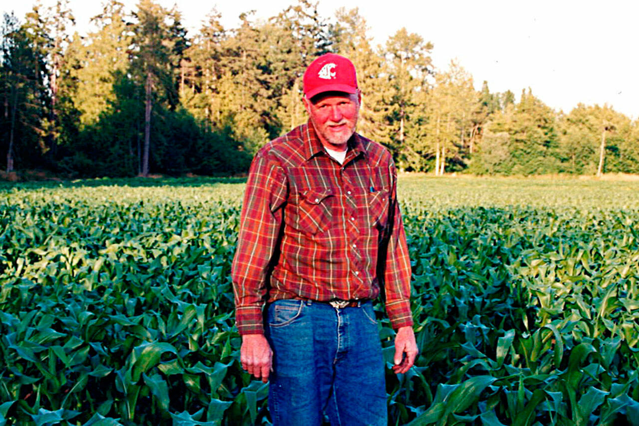 Photo courtesy of the Schmidt Family
Roger Schmidt, founder of Sunny Farms Country Story, died in April at the age of 81 after battling Parkinson’s disease for about 10 years. He’s remembered for his giving nature, humbled demeanor, love for family and God, and growing and providing food and produce for the Sequim area for decades.