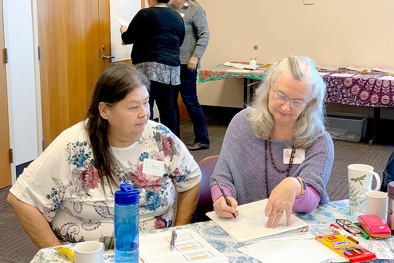 Ellen Charles and Alielah Lawson of the Lower Elwha Klallam Health Clinic, were among participants in the  2019 Collaborative Learning Academy.
