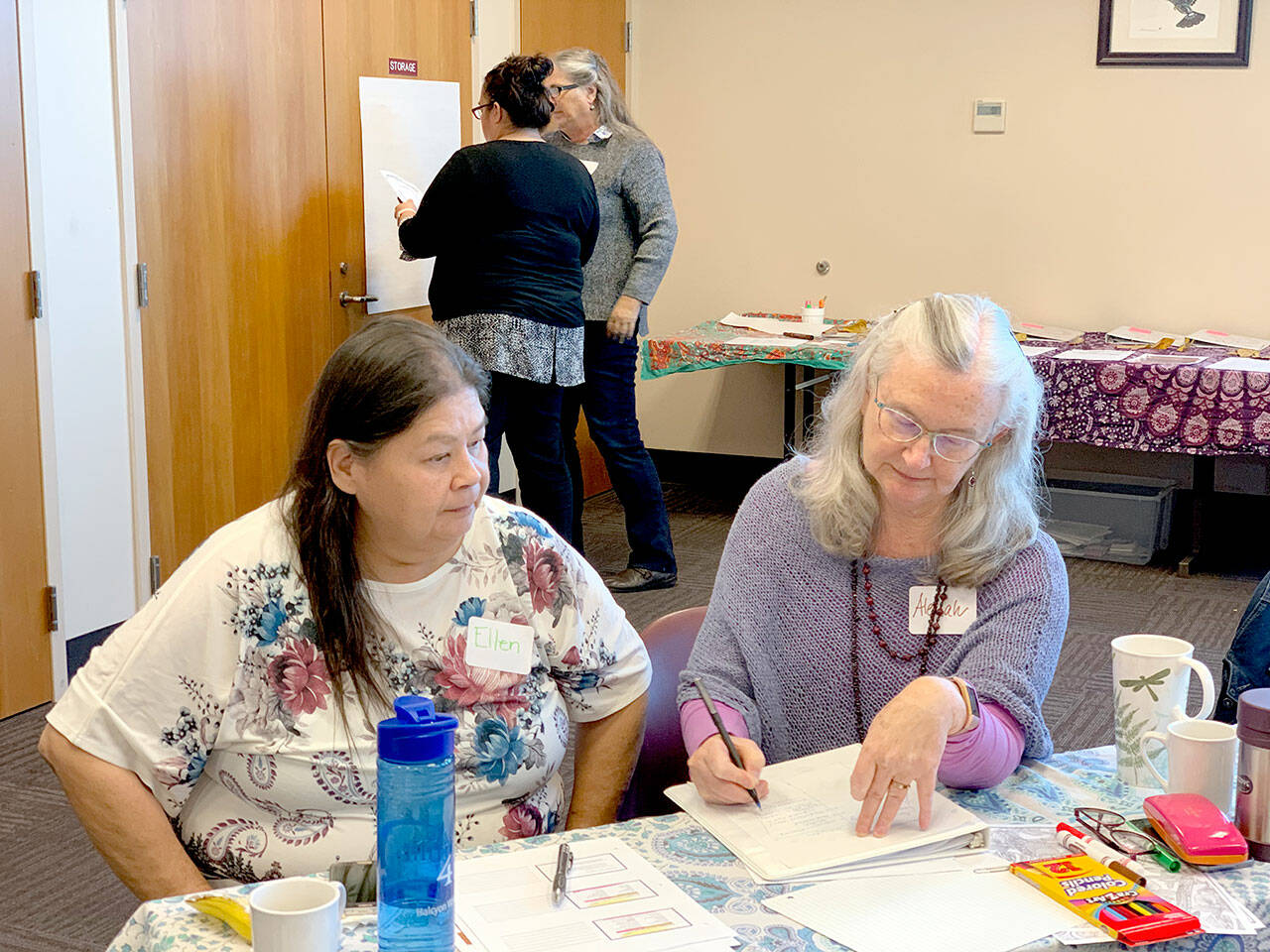 Ellen Charles and Alielah Lawson of the Lower Elwha Klallam Health Clinic, were among participants in the  2019 Collaborative Learning Academy.