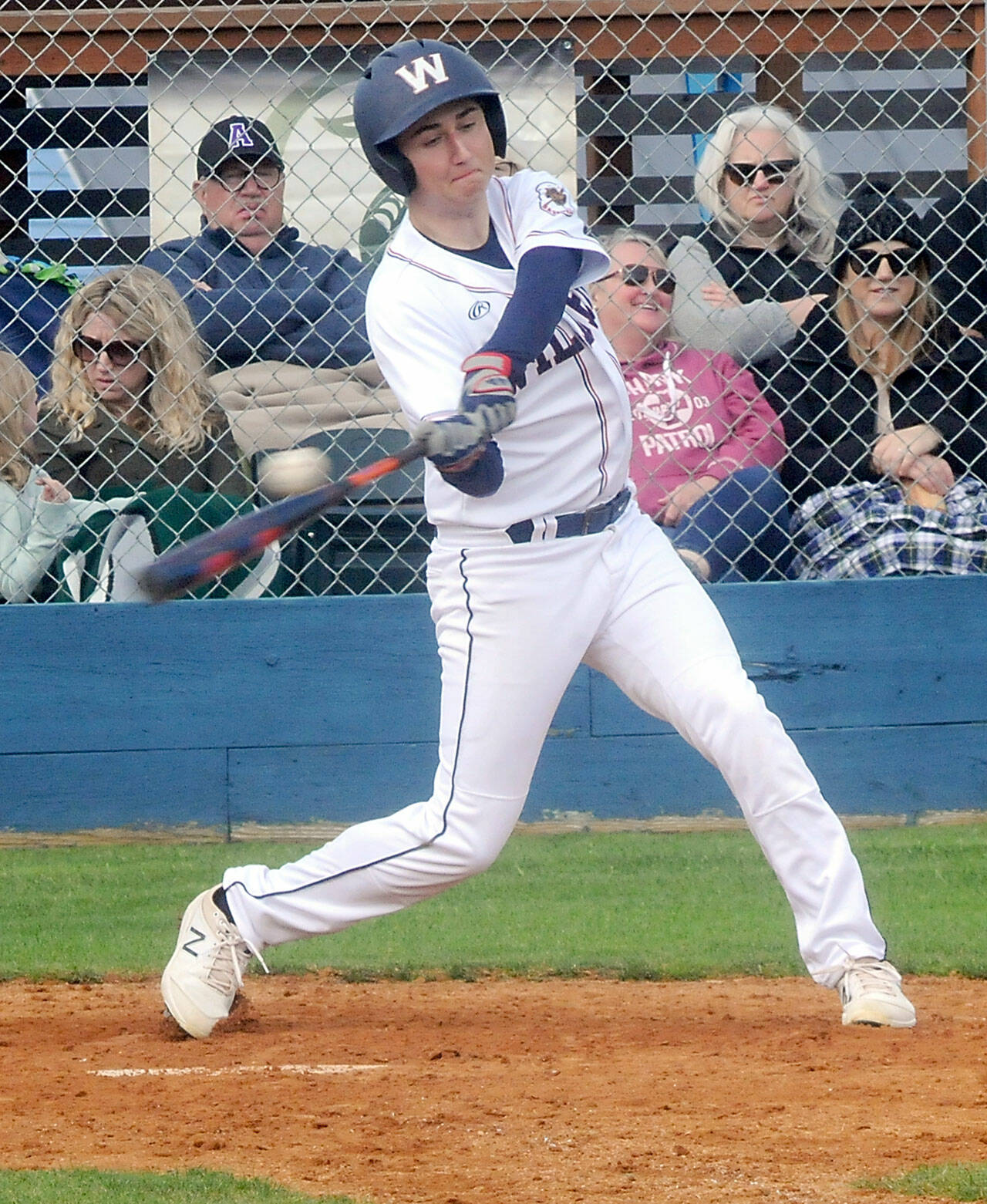 Wilder’s Colton Romero bats in the second inning against Lakeside BR on Saturday in Port Angeles. Wilder won three out of four games this weekend at Civic Field. (Keith Thorpe/Peninsula Daily News)