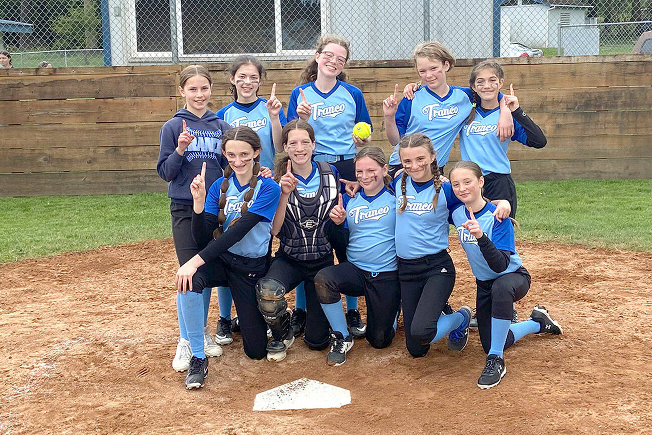Tranco Transmission won the 12U softball city championship over P.A. Power Equipment 10-3 last Saturday. Tranco players are, back row, from left, Athena Grego, Paeton Elofson, Parker Horn, Norah Delgado, Sophie Weed and, front row, Catherine Chance, Morgan Politika, Madison Wright, Juno Rognlien and Olivia McCallister. Not Pictured: Alyssa Romero and London Wilkinson. The team was managed by Kim Politika and coached by Joe Politika and Nils Rognlien.