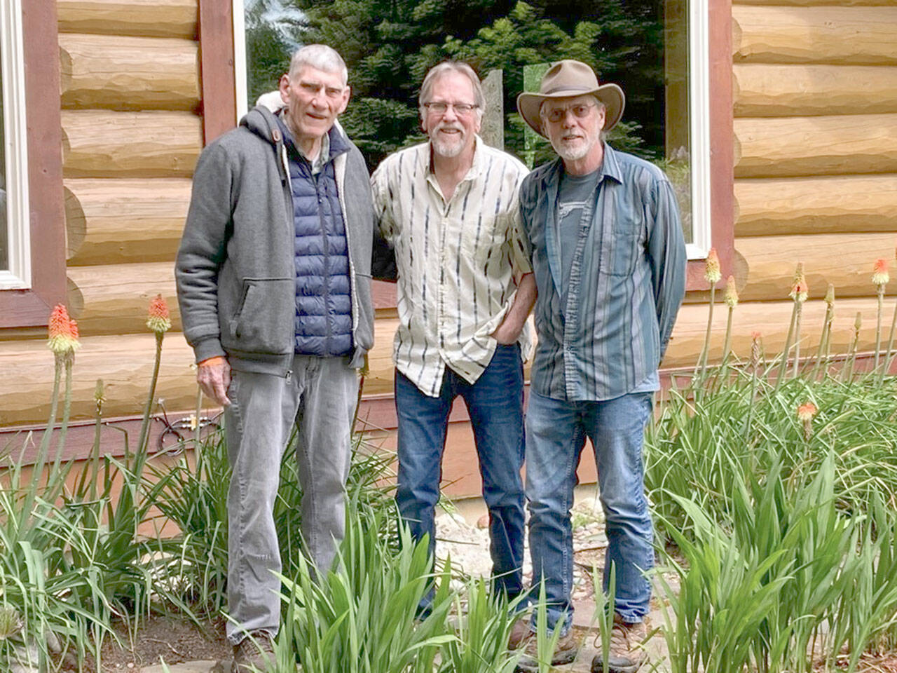 The Eagle Mountain String Band — from left, Bob Richardson, Tim Holbrook and Bill Marlow — will perform Monday.