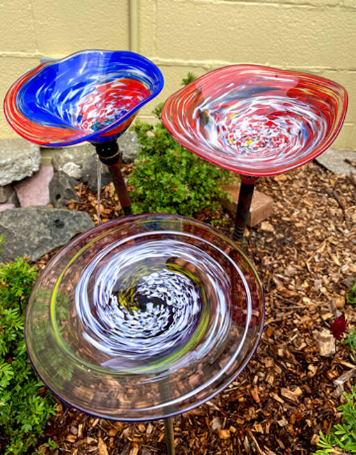 Garden art is among the types of pieces Brian Iverson makes. (Port Townsend Gallery)