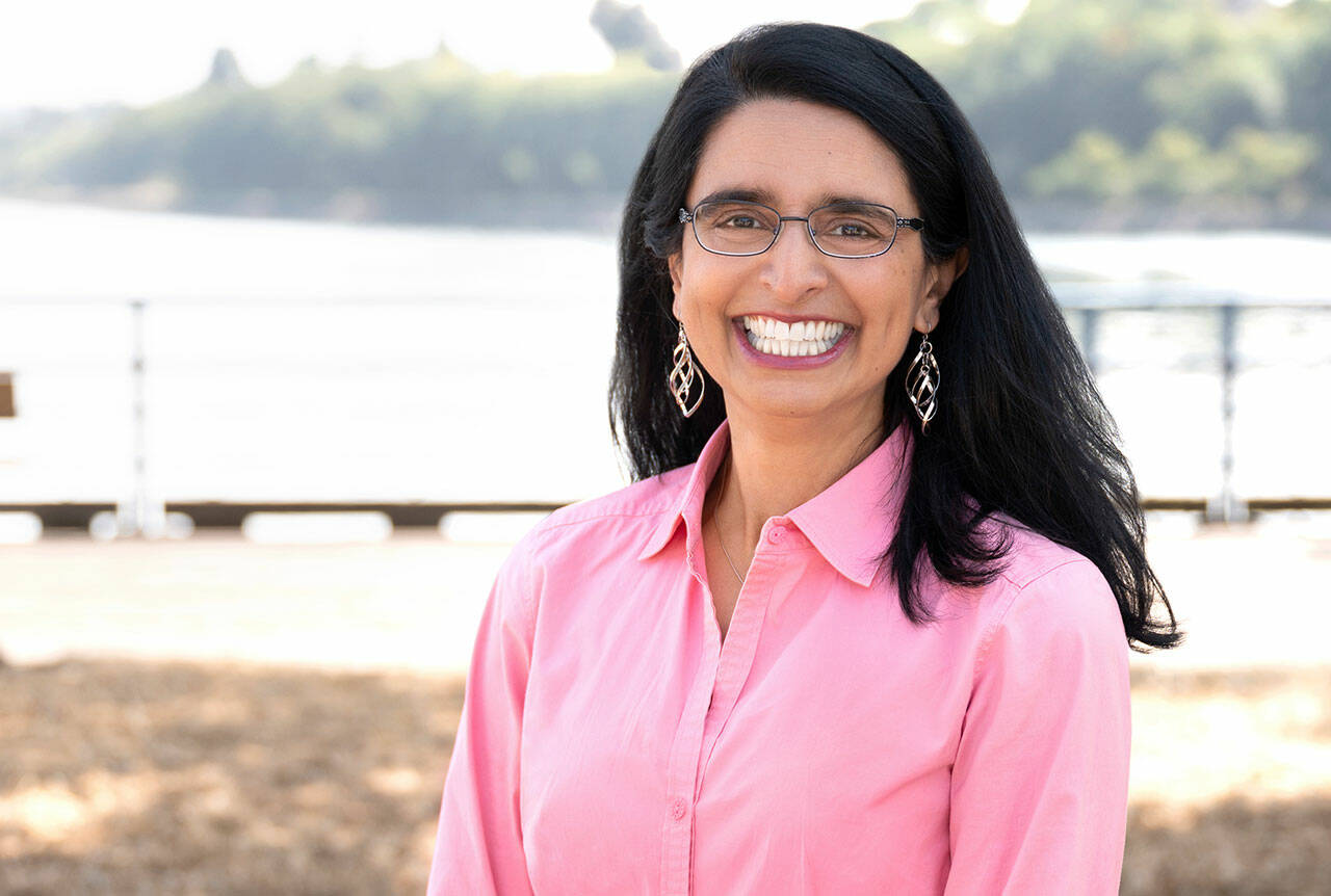 Priya Jayadev is the new executive director for Volunteer Hospice of Clallam County. (Photo by Susan Doupé)