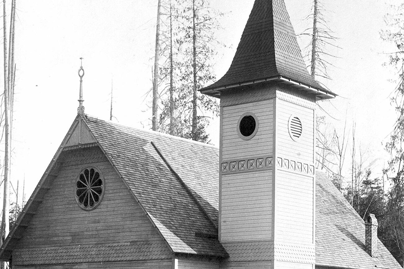 First Congregational Church building March 1889.
