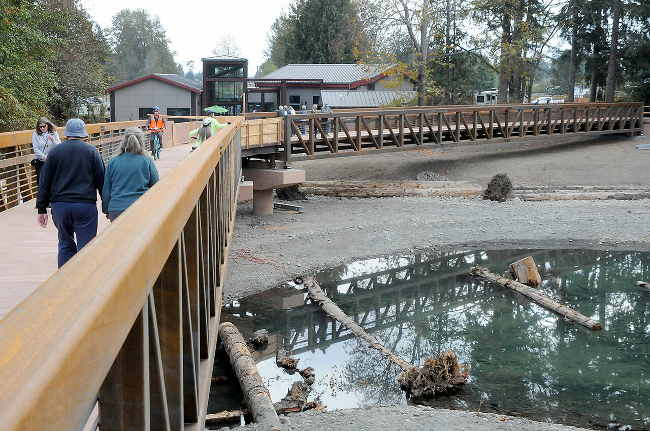 Building bridges at Railroad Bridge Park Peninsula Daily News