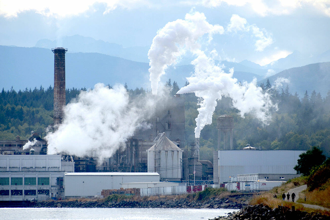 Port Townsend Paper Mill is pictured in this file photo. (Peninsula Daily News)