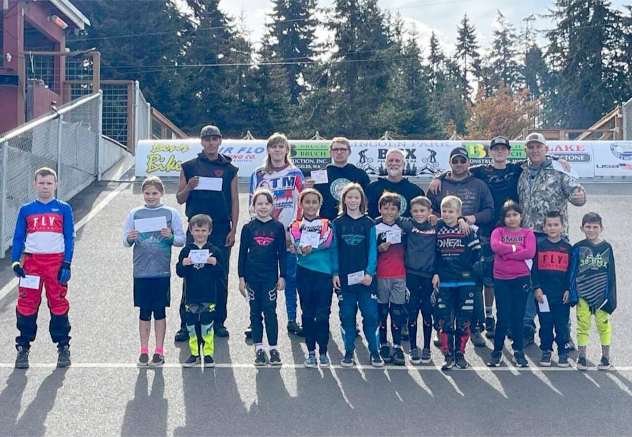 Courtesy photo
Lincoln Park BMX riders who participated in the Benny’s Lap-a-Thon fundraiser helped raise $71,000 for volunteer David "Benny" Benoff.