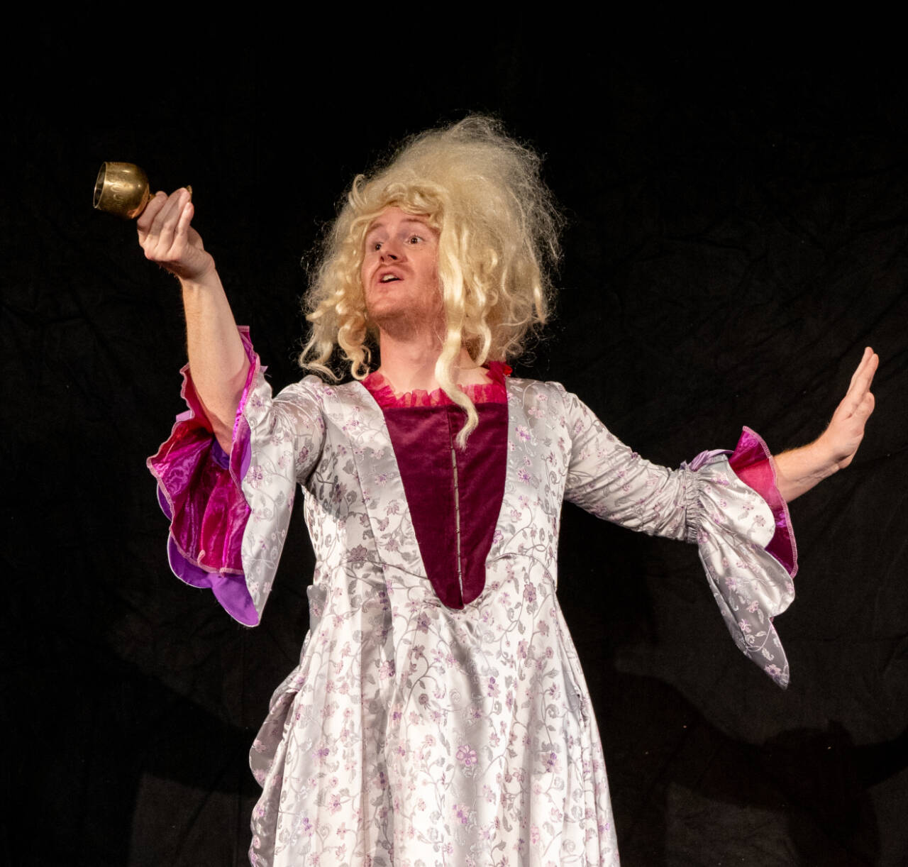 Morgan Bartholick portrays The Dame in the PA Panto production of “Goldilocks and the Ultimate Rampage,” that opens Friday. (Submitted photo)
