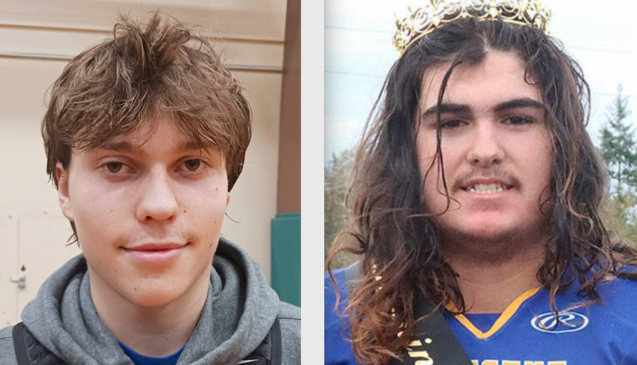 Athletes of the Week: Parker Nickerson, left, Port Angeles basketball and Conner Ferro-May, right, Crescent basketball