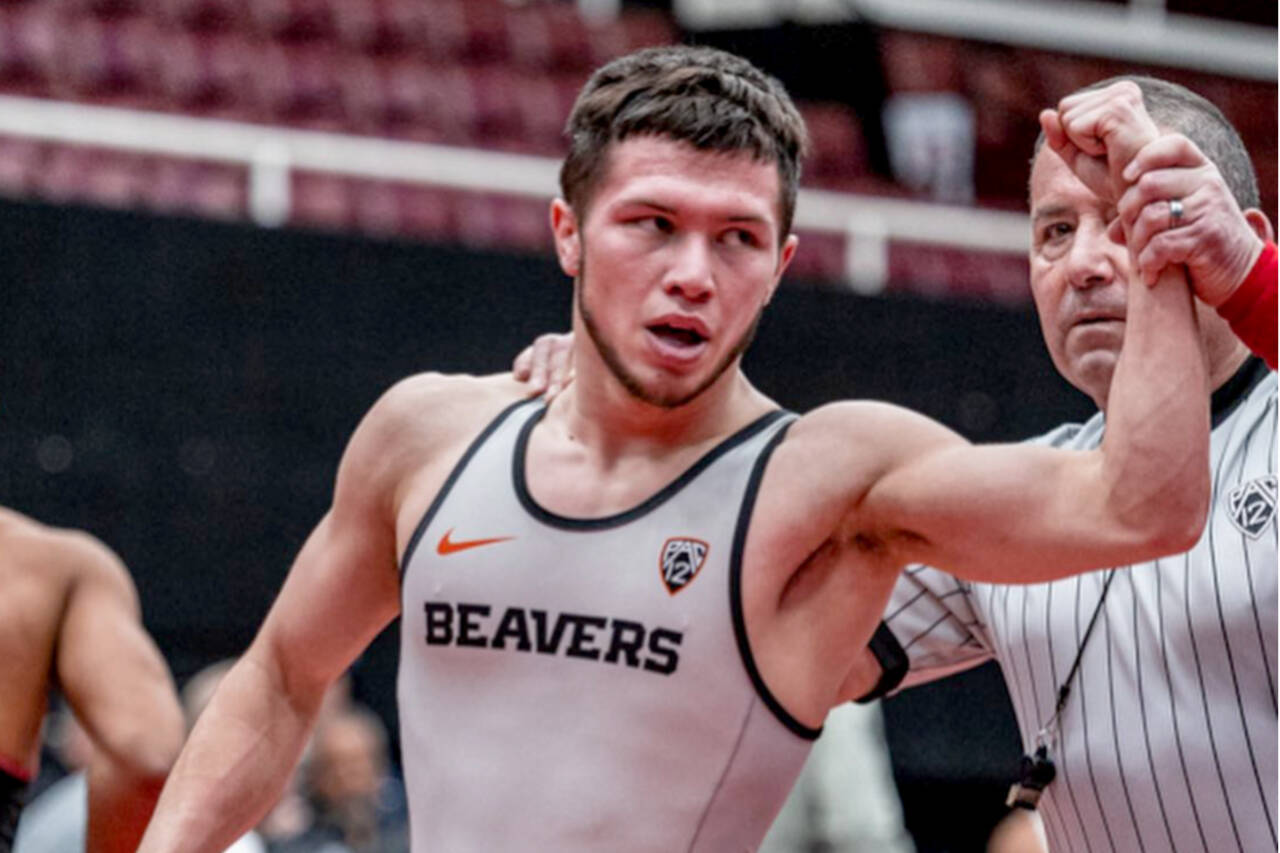 Brandon Naylor, an NCAA All-American,  two-time Pac-12 champion and four-time Washington state prep champion, will be one of the grapplers featured at a camp in Forks on June 21-23. (Courtesy photo)