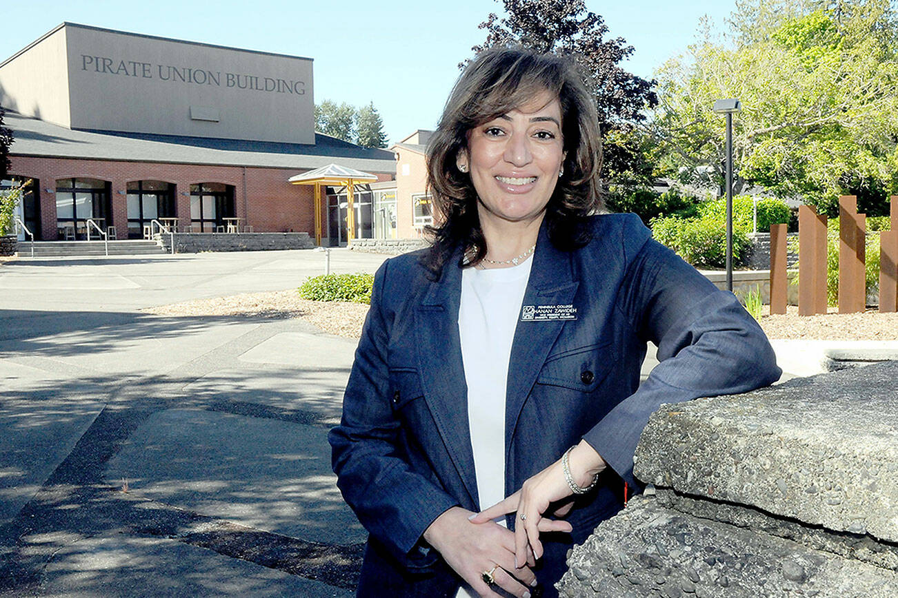 KEITH THORPE/PENINSULA DAILY NEWS
Hanan Zawideh is the new vice president of HR Diversity, Equity and Inclusion for Peninsula College.
