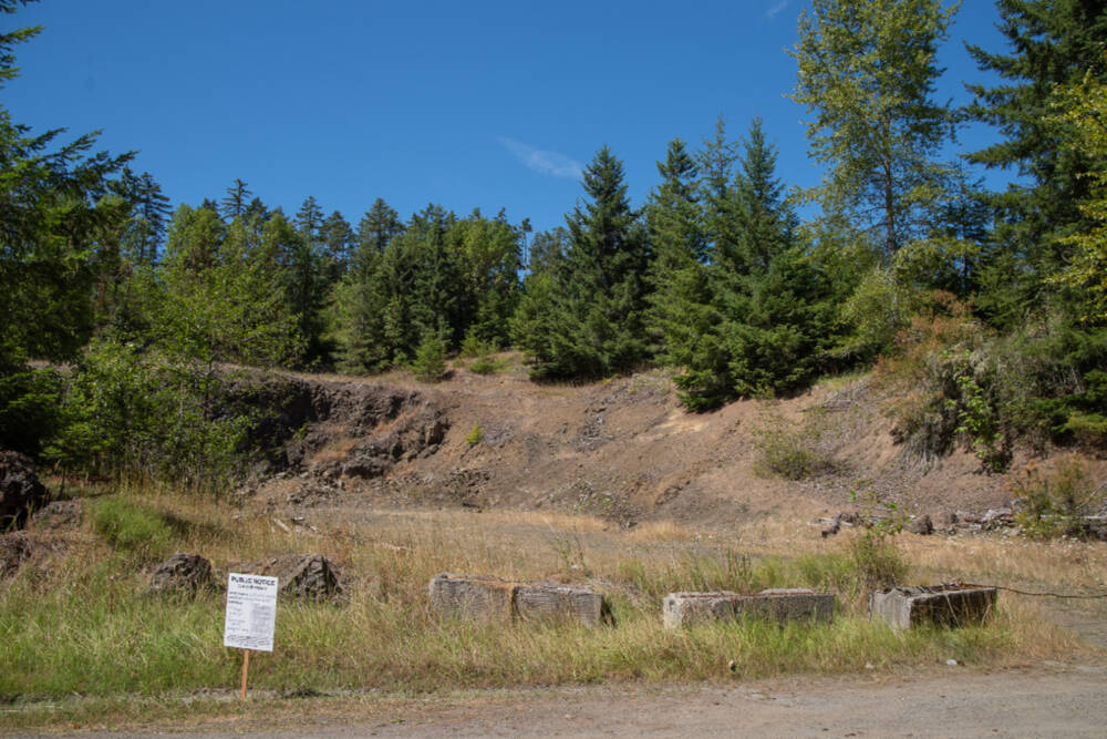 Some Sequim residents are concerned about the impact of a proposed mining operation on a vacant gravel lot near Happy Valley Road. (Emily Matthiessen/Olympic Peninsula News Group)