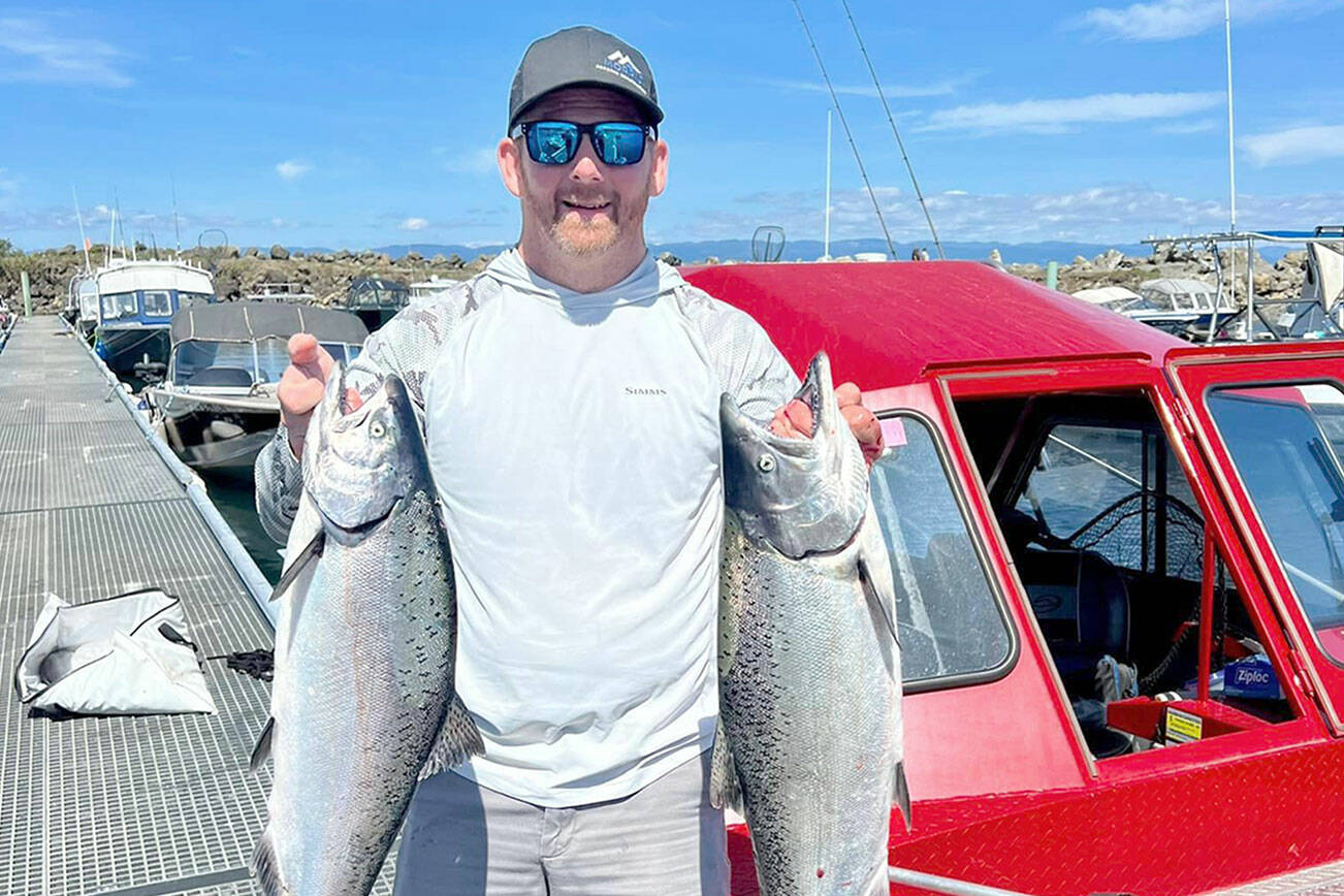 Lake Steven's Taylor Morris found success chinook fishing off Sekiu last weekend before the king fishery closed Aug. 15.