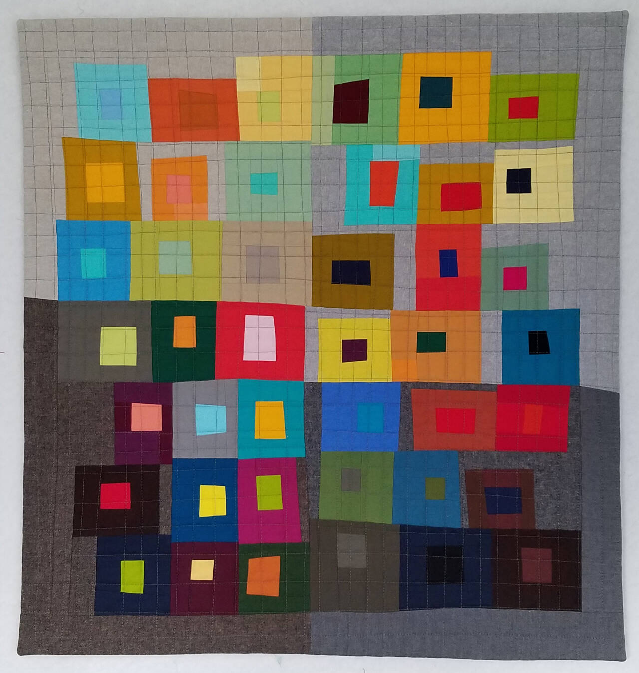“Lighten Up” by Marla Varner can be seen in the 18th-annual North Olympic Fiber Arts Festival’s fiber arts exhibition, “Spinning Sewn Stories – Promulgate, Piece, & Ply,” held at Sequim Museum & Arts. (Artwork courtesy of Marla Varner)