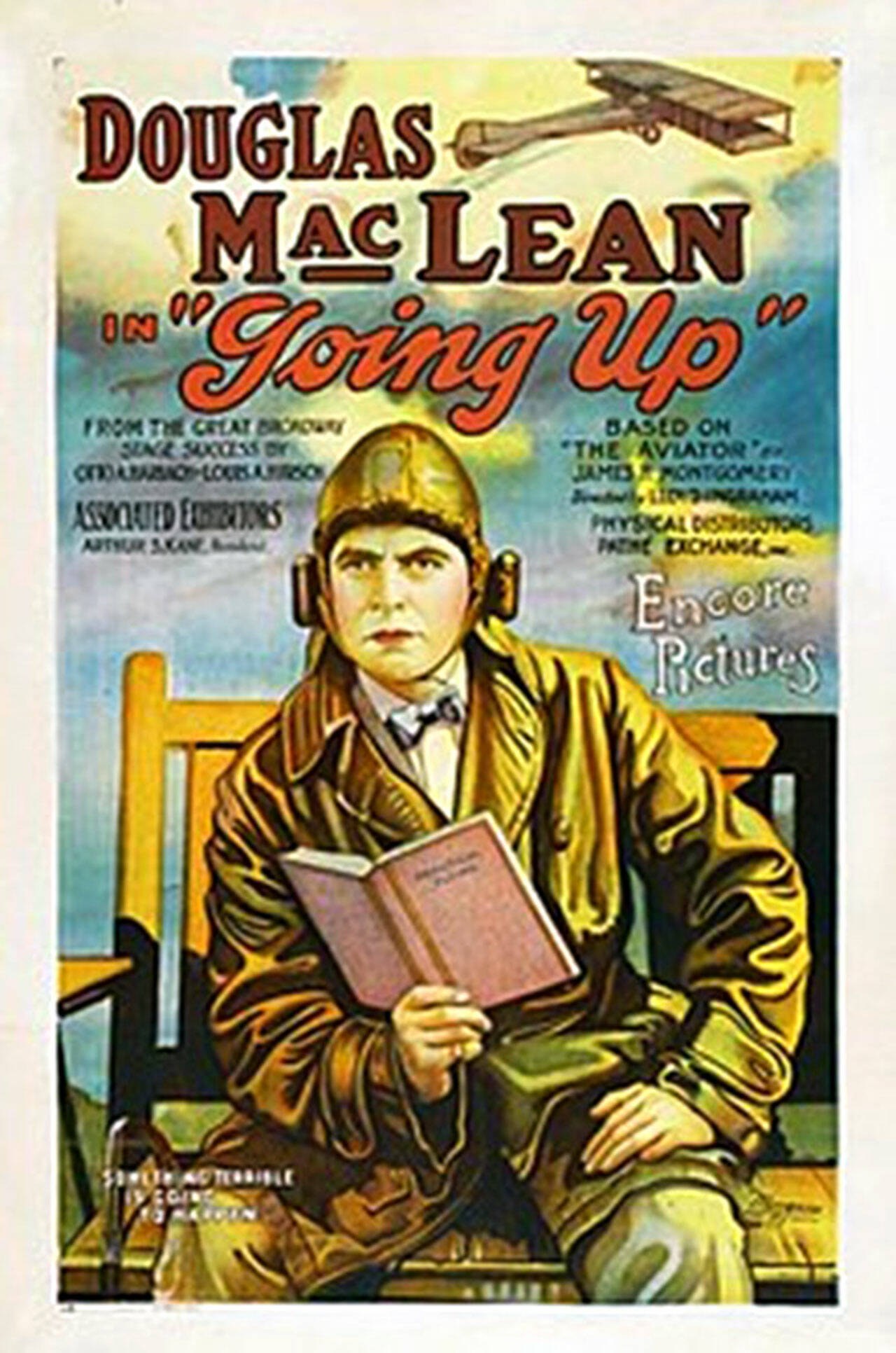 A movie poster for “Going Up.”