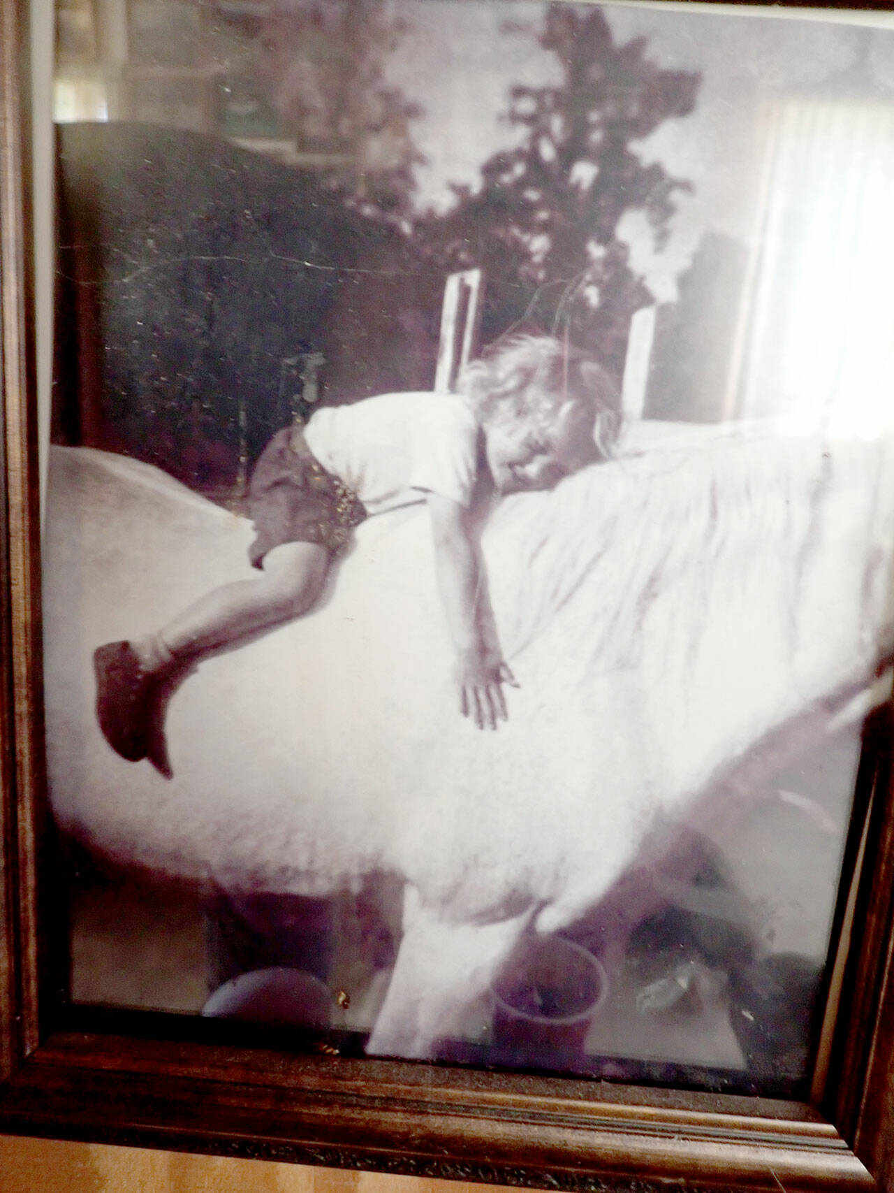 Marilyn Lewis as a small child.