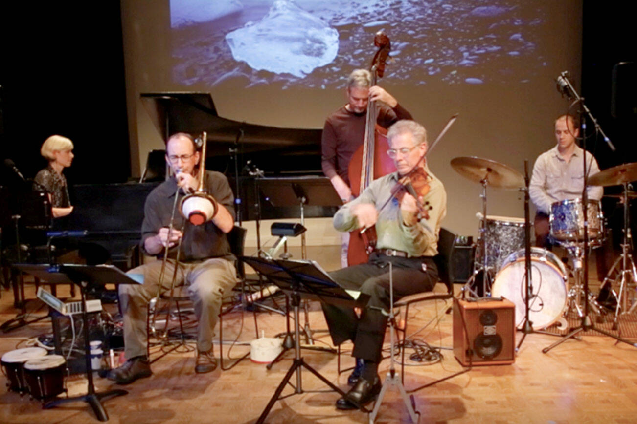 Musicians from left to right:

 

Nelda Swiggett (piano), Clif Swiggett (trombone), Chris Symer (bass), Julian Smedley (violin) , Adam Kessler (drums)