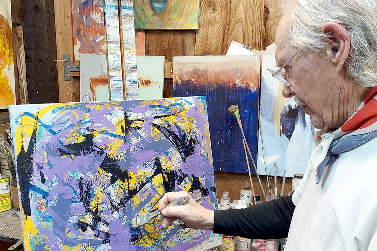 Terry Grasteit will demonstrate his painting style and technique from 1 p.m. to 3 p.m. Saturday.