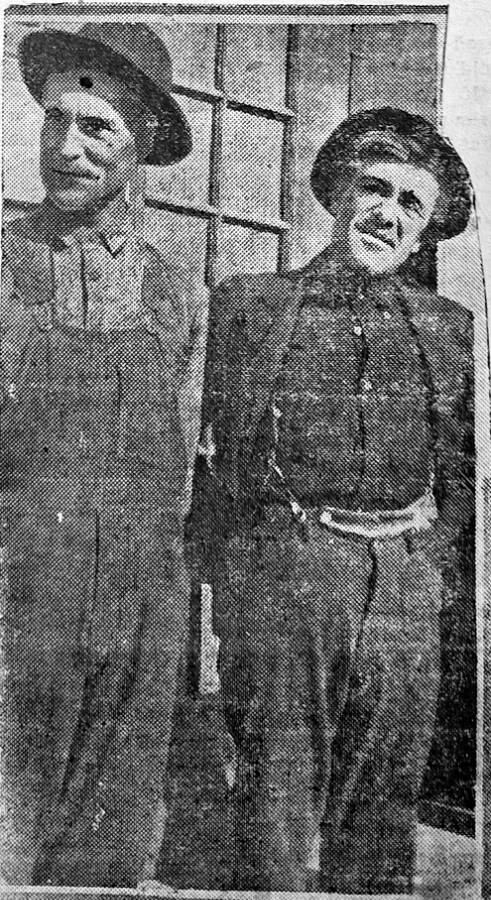 Thomas Riley, left, Charles Butt, right