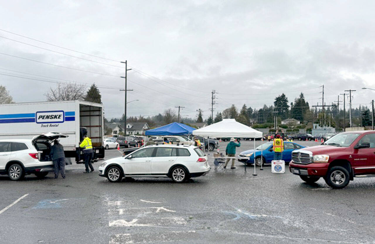 The Olympic Kiwanis Club reports that its recent electronics recycling event was even more popular than planned for.