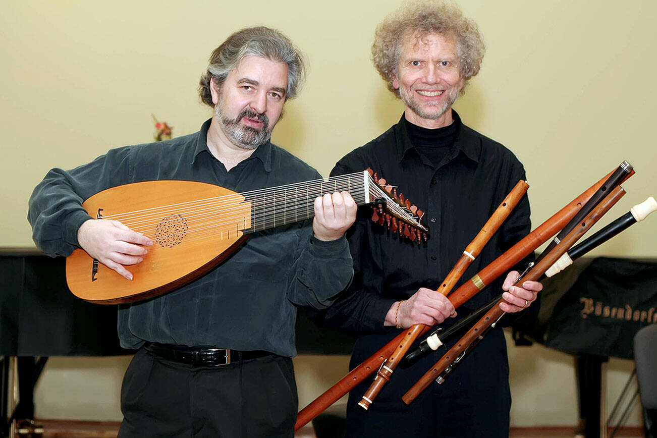 Oleg Timofeyev and Jeffrey Cohan will perform Sunday in the Salish Sea Early Music Festival.