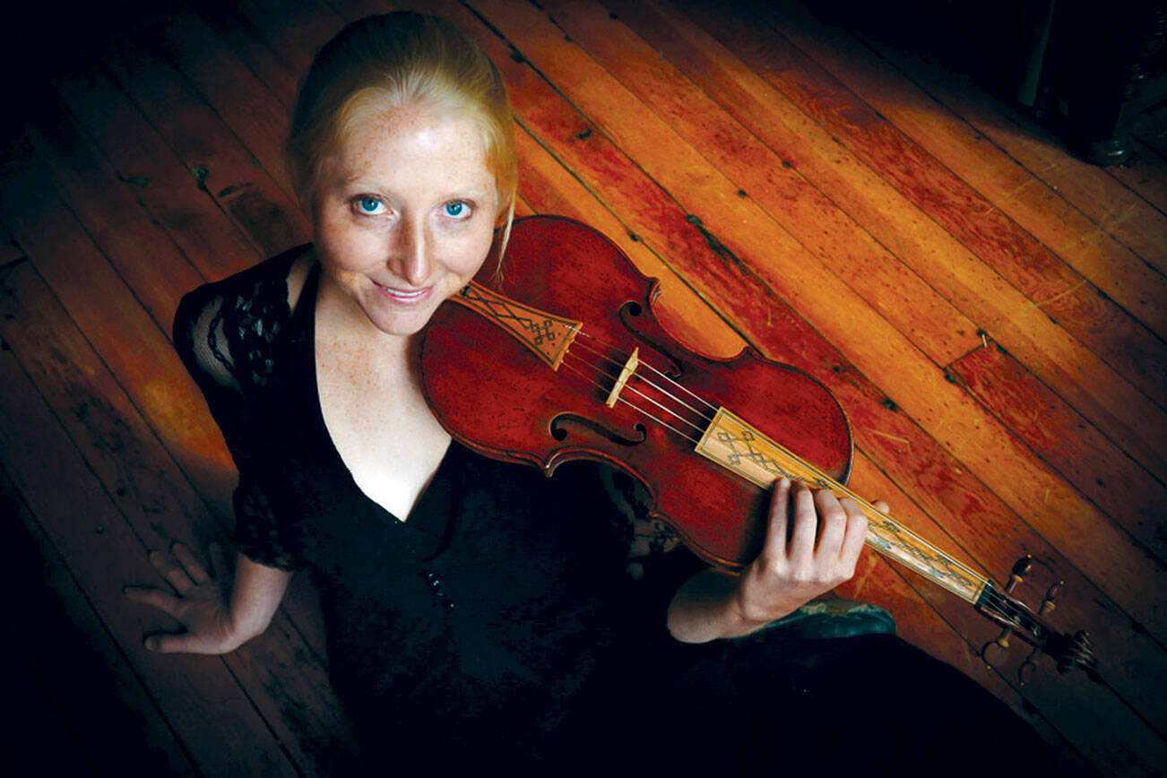 Violinist Carrie Krause will perform as a soloist at the Salish Sea Early Music Festival on Sunday.