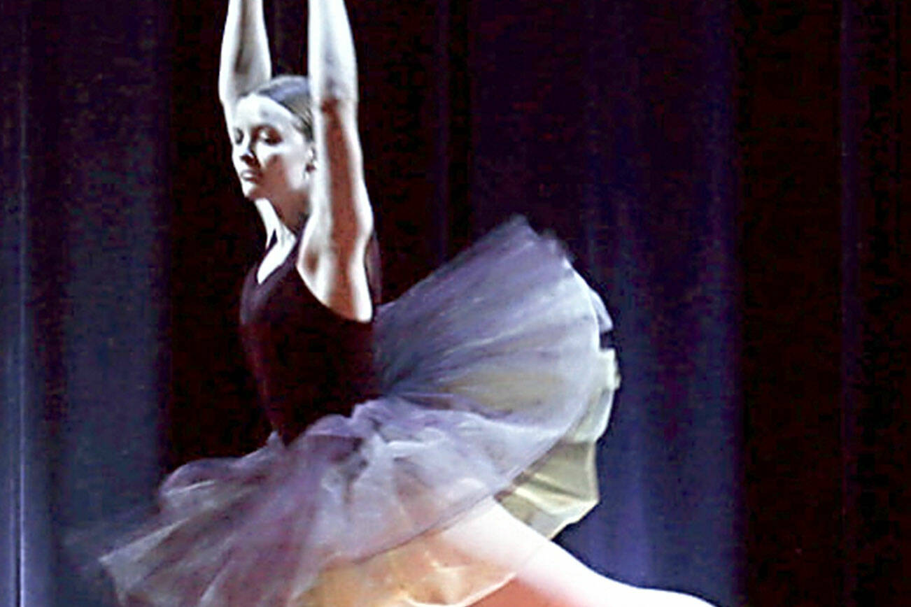 Margaret Emery, seen here, and Anabel Moore will perform to “Waltz of the Flowers” and to music by French composer Jacques Ibert on Saturday at Port Townsend High School.