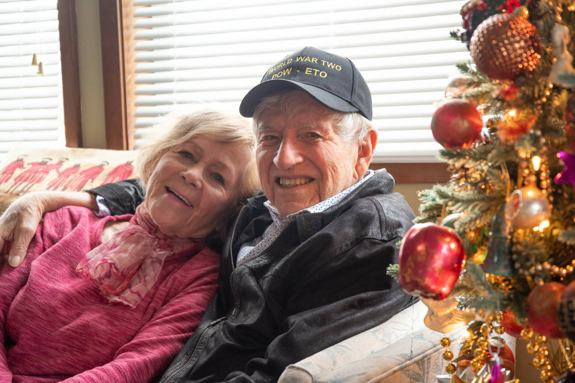 Emily Matthiessen/Olympic Peninsula News Group
Nattalia Sharinger Gellert and Daniel Gellert, survivors of WWII, are happy to have a peaceful Christmas in Sequim.