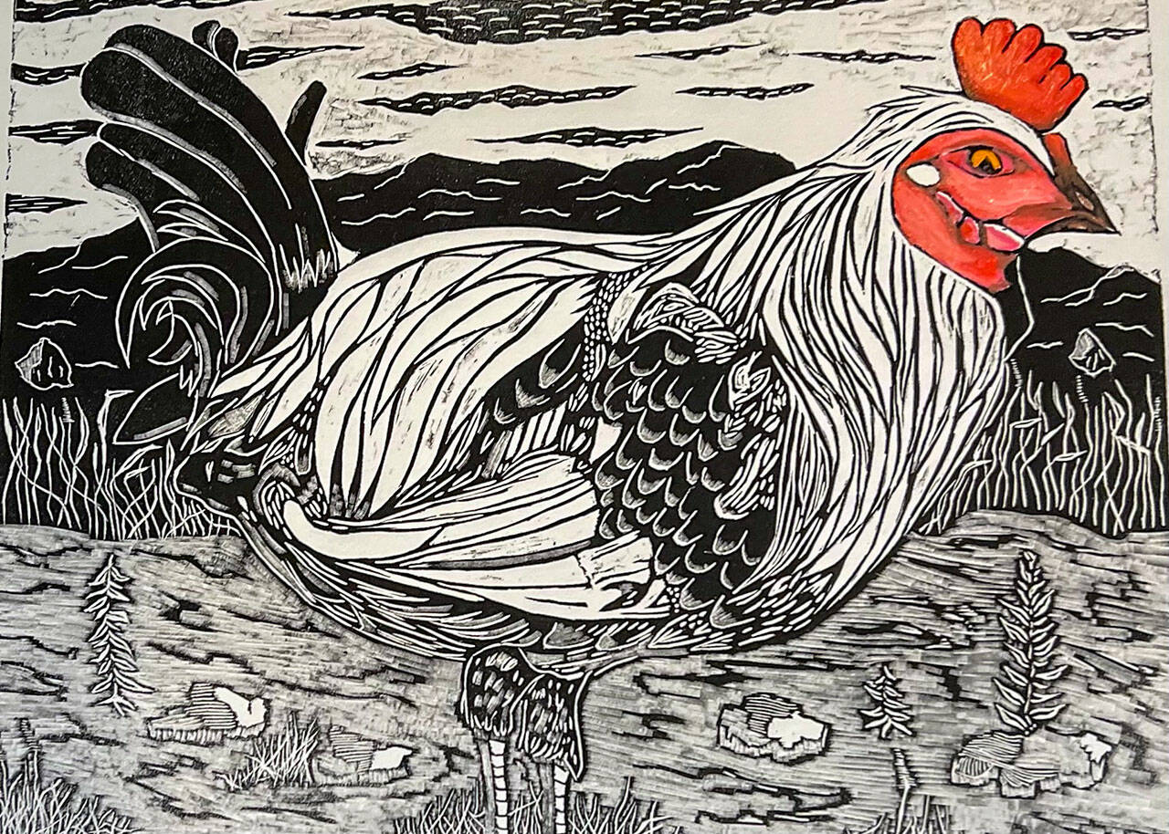 Phil Carricos prints will be on display at the Port Townsend Gallery throughout April.