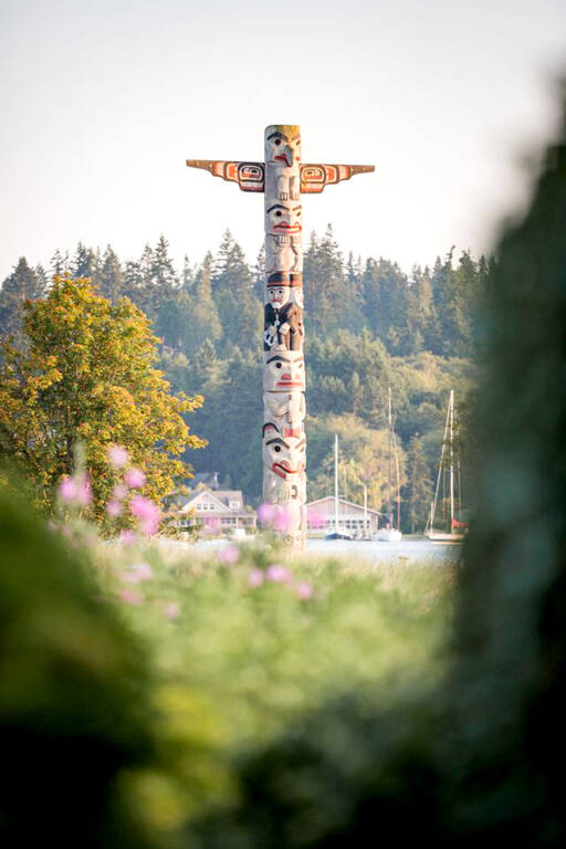 The Burner Point totem pole will be rededicated during a ceremony on Sunday.
