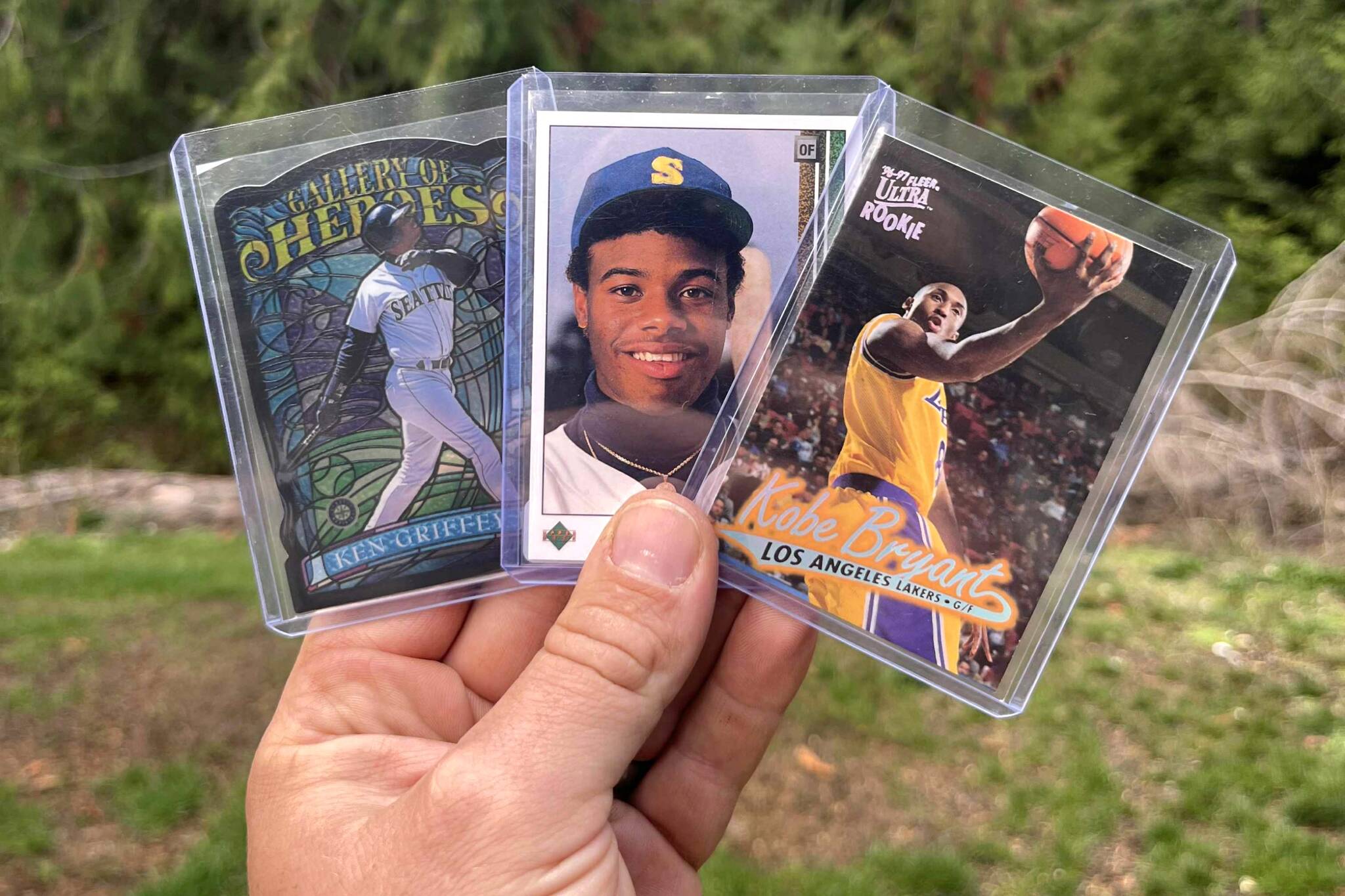 Photo courtesy of Clancy Catelli/ 
Cool cards galore will be for sale at the Sports and Pokemon Card Show on Saturday in the Sequim Elks Lodge from 10 a.m.-6 p.m. Friends Clancy Catelli and Josh Gahr have brought in 30-plus vendors to offer a wide range of sports cards, Pokemon and other game cards, memorabilia, video game consoles, and more.
