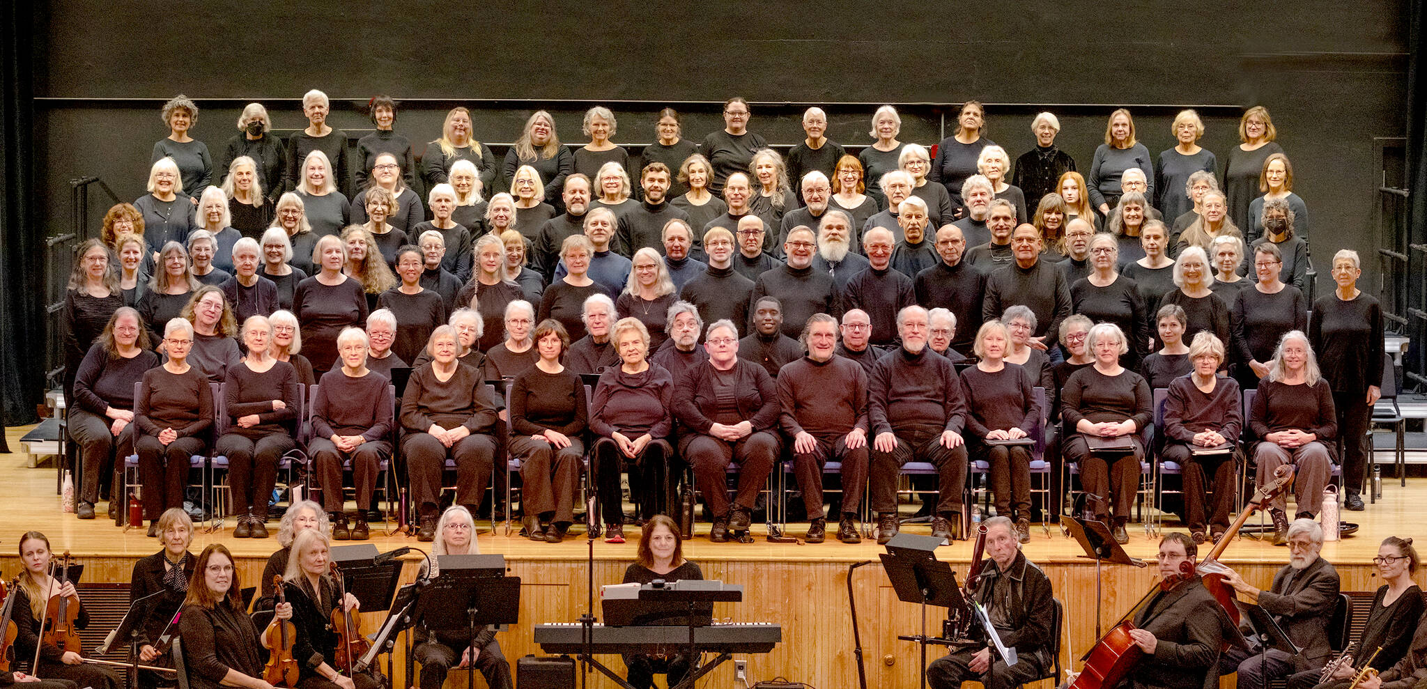 The Community Chorus of Port Townsend and East Jefferson County and RainShadow Chorale combine, with orchestra, to sing Handel’s “Messiah” Nov. 22 and 23. Both concerts are at 3 p.m. at Chimacum High School. (David Conklin)