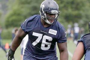 Seahawks Ifedi shows off mean streak