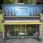A Keying Around piano at Sequim Civic Center. (Natalie Andrzejeski)