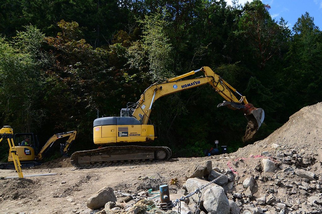 Shoreline restoration project at Fort Townsend nears completion