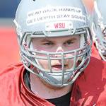 After testicular cancer diagnosis and losing both parents, Washington State lineman Riley Sorenson is seeing his way through