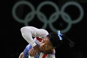 With all-around gold, U.S. gymnast Simone Biles’s coming-out party is complete