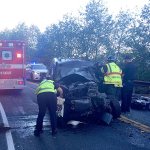 U.S. Highway 101 closed for almost 3 hours after wreck