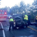 U.S. Highway 101 closed for almost 3 hours after wreck