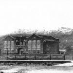 Clallam County Historical Society                                The Lincoln School in Port Angeles is shown in 1917.