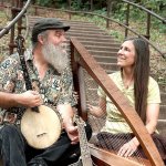 Folk music duo, Curtis & Loretta, seen here, have been jamming together since 1977. &mdash; Curtis & Loretta.