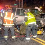 Three persons taken to hospital in Elwha River Bridge crash